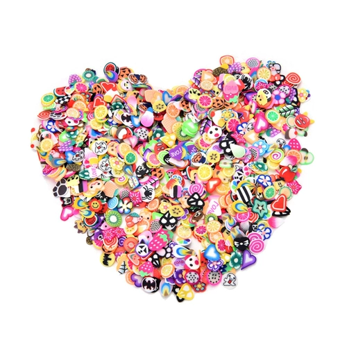 1pack Nail Art 3 фруктовые цветы дизайн перьев крошечные ломтики P