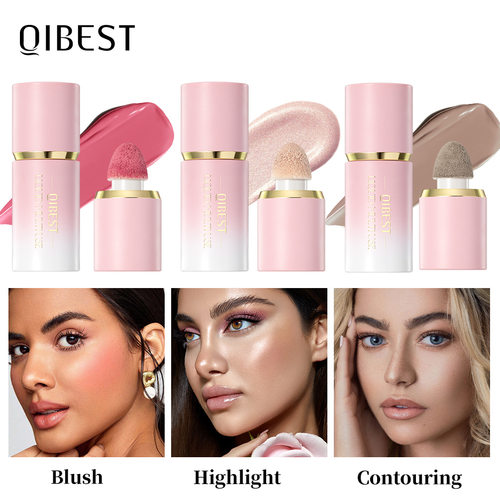 Facial Blush Stick Long-lasting Natural Cheek Rouge Blusher