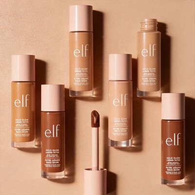 Elf Primer Liquid Foundation Fit Closely Concealer Brighten