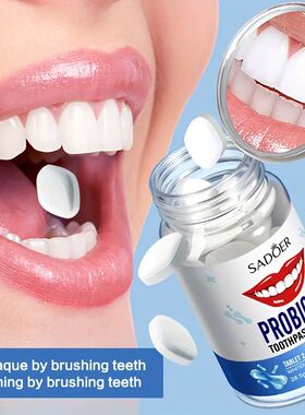 Probiotics Solid Toothpaste, Deeply Cleaning, Fresh Breath,