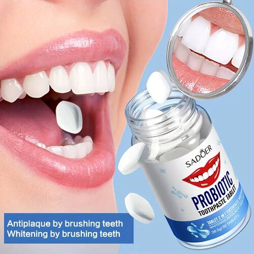 Probiotics Solid Toothpaste, Deeply Cleaning, Fresh Breath,