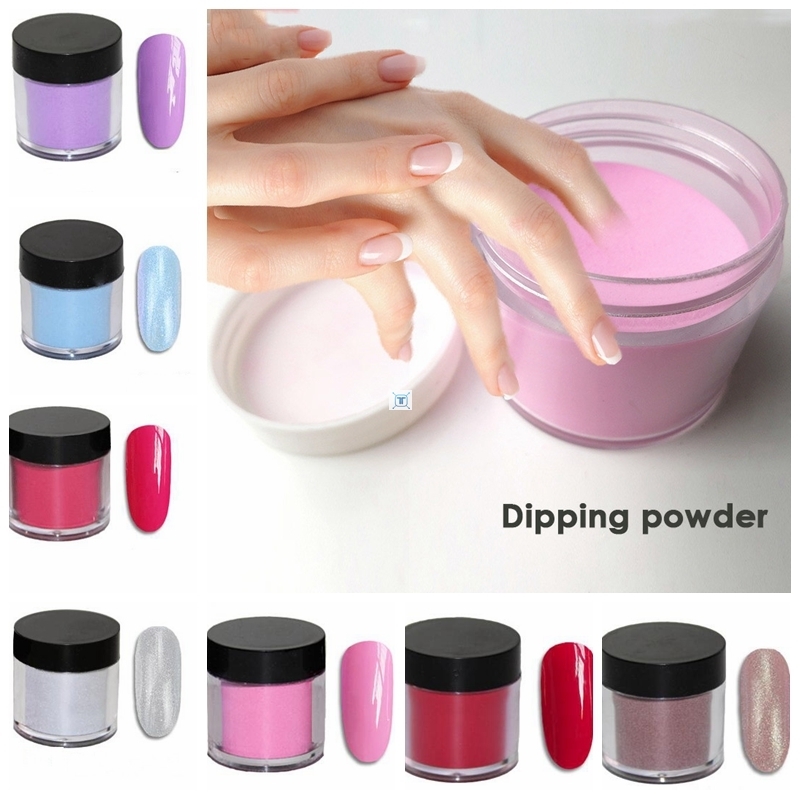 30g Solid Dip Powder White Clear Acrylic Powder Nail Dust