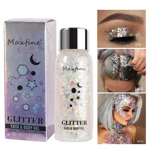 Body Glitter Gel Sequ Long Acting Face Eyes Hair Prom Party