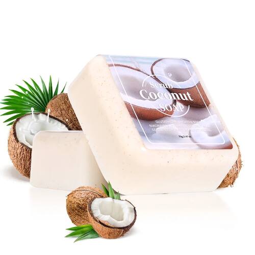 Glutathione Coconut Scrub Handmade Soap Deep Cleansing And M