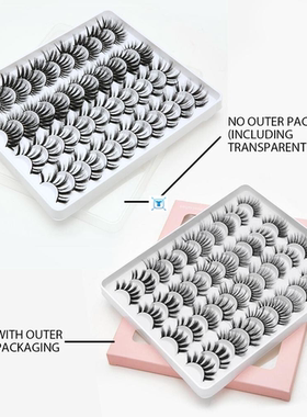 10/20 pairs 3D Mink Lashes Natural False Eyelashes Dramatic