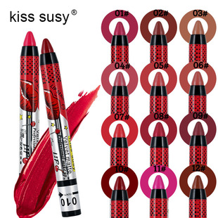 1pcs Velvet Matte Crayon Lipsticks Sexy Red Nude Lipstick