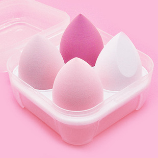 Make Makeup bag Sponge Puff Fashion Cosmetic 4pcs Blender