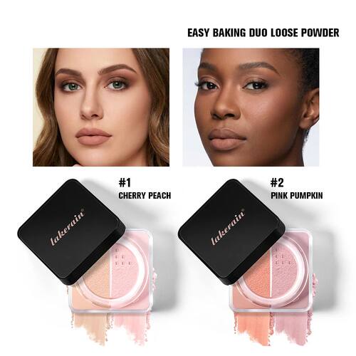 2 in 1 Bake Loose Powder Brightening&Correcting Duo Brighten