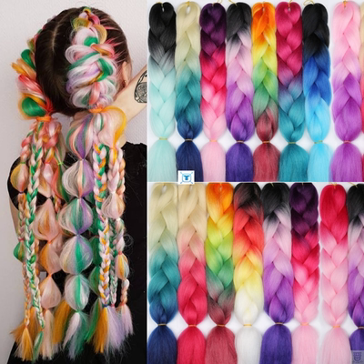 Jumbo Braids Long Ombre Jumbo Synthetic Braiding Hair Croche