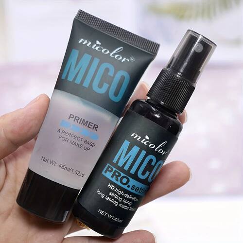 Makeup Set Of Makeup Primer + Setting Spray, Invisible Pore