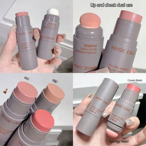 Double-ended Blush Stick Waterproof Brightening Face Contour