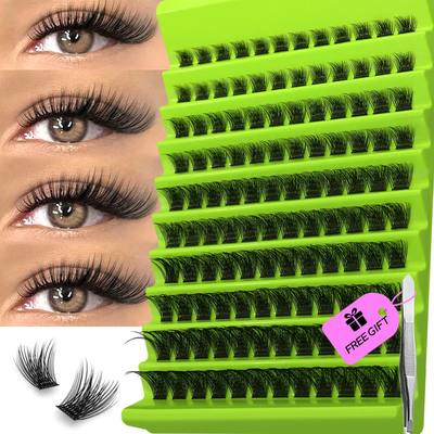 Cluster Lashes Natural Eyelash extension Volume Individual