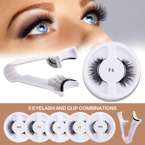 5 Pairs Of Suit Magnet False Eyelashes Magnetic Eyelash Curl