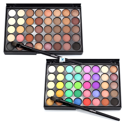 4/40 Colors Eyeshadow Makeup Palette Matte Shimmer Glitter