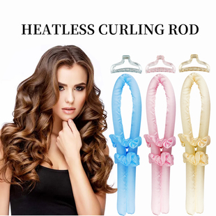 Hot Sale Women Sleeping Soft Heatless Curling Rod Headband
