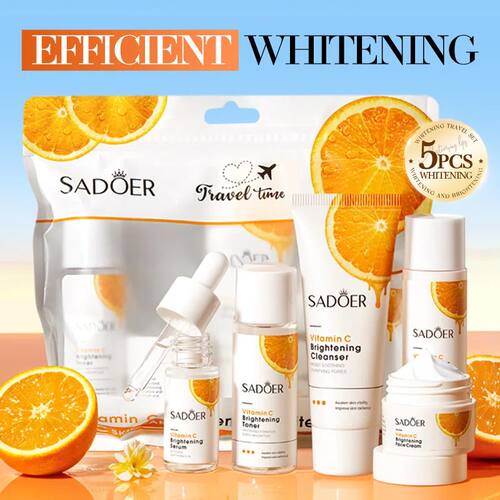 Orange Vitamin C Brightening Travel Kit 5-Piece – Hydrating