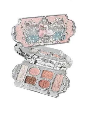 Flower Knows Swan Ballet Eyeshadow Palette Matte Fine Shimme