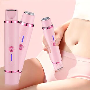 Woman Hair Trimmer Electric Razor,Dual-Head 2 IN 1 Design,Fe
