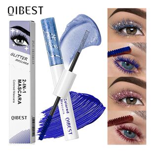 Lasting Double Colored Mascara Glitter Head Diamond
