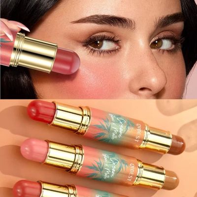 Face Makeup Multiuse Stick Cheeks Contours Eyes Lips Doube H