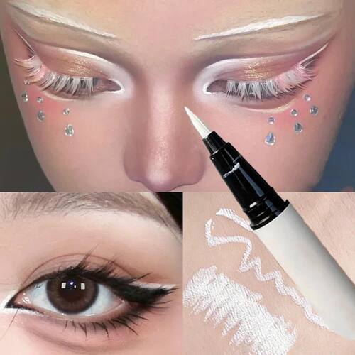 Matte White Eyeliner Liquid Pen Lying Silkworm Pencil Bright