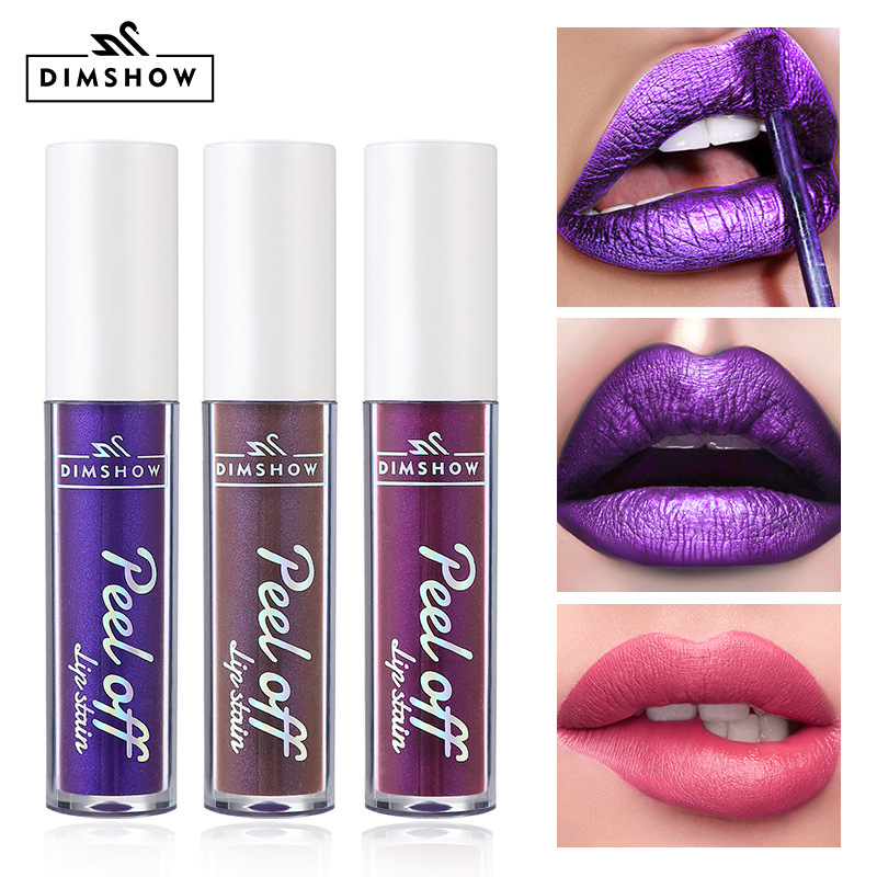6 Colors Peel Off Liquid Lipstick Waterproof Long Lasting