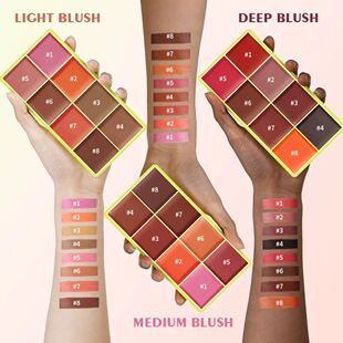 Curve Case Cream Eyebrow Cream Blush Highlighter Palette Mat