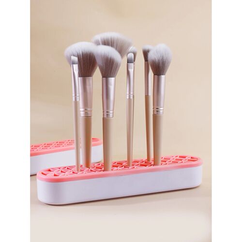 New Silicone Makeup Brush Drying Rack Lipstick Display Box M