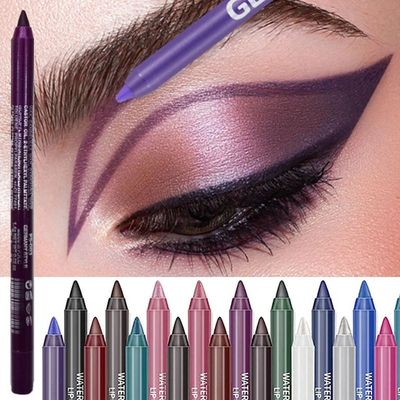 14-Color Eyeliner Pencil Long Lasting Smokey Punk Style Eye