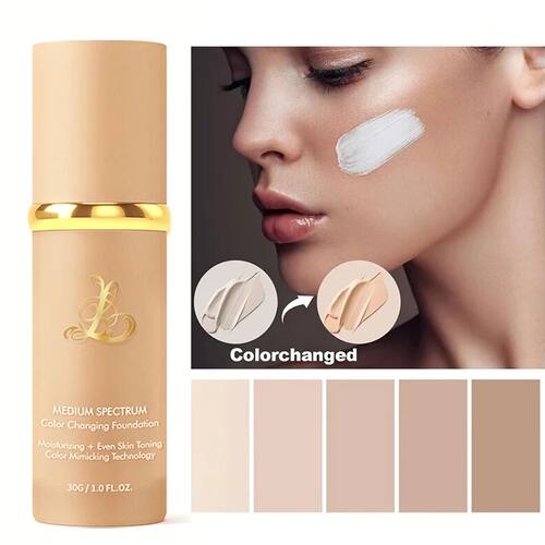 Four-in-one color-changing liquid foundation,with SPF50+ lon