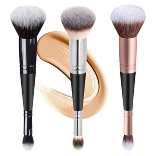 Makeup Brushes Foundation Head Professional Double
