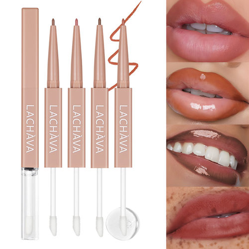 Waterproof Matte Lipliner Pencil Red Contour Tint Lipstick L