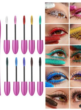 Colorful Silk Mascara Waterproof Mascara Blue Red Black Crea