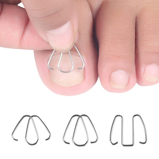 3Pairs Front nail hook/rubber band Nail Art Ingrown Toe Nail