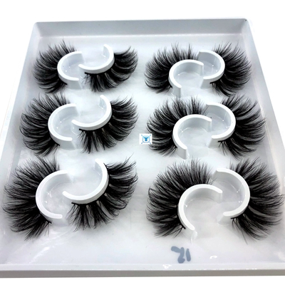 2/4 pairs natural false eyelashes fake lashes long makeup 3d