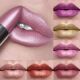 Intense Glitter Shiny 21Colors Lipstick Metallic Pear Bold