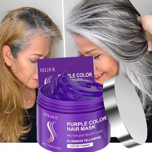 Color Fixing Hair Dye Shampoo to Cover Gray Hair Fade Yellow