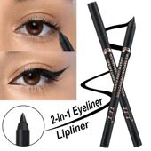 Waterproof Blue Eyeliner Smooth Gel Pencil Brown