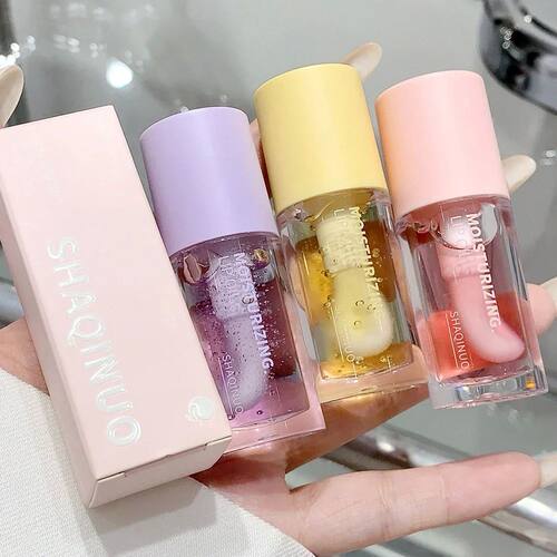 Water Light Lip Gloss Moisturizer Transparent Jelly Mirror F