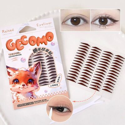 Makeup Stencils Eyeliner Stamp Sticker Water Resistant Sweat