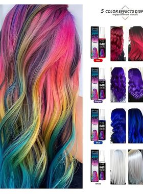 Sevich 8 Colors Hair Color Spray Temporary Hair Dye Cream Wa
