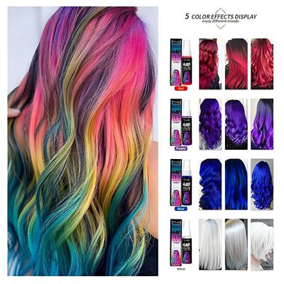 Sevich 8 Colors Hair Color Spray Temporary Hair Dye Cream Wa