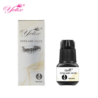 Yelix eyelash extension glue 0.5-1 Sec Fast Dry individual l