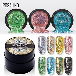 Glitter Gel Nail Polish Shiny Hybrid Varnishes Bright For Pa