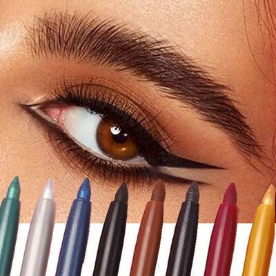 2 in 1 Eye Liner Eye Shadow Pencil Waterproof Lasting 12 Col