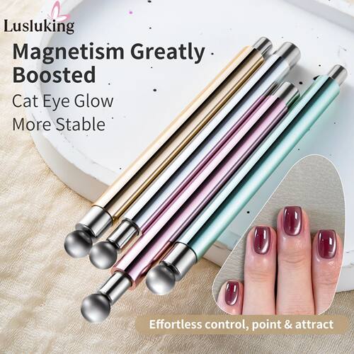 Cat Eye Nail Art Magnetic Tool Cylindrical Stick with Ball M