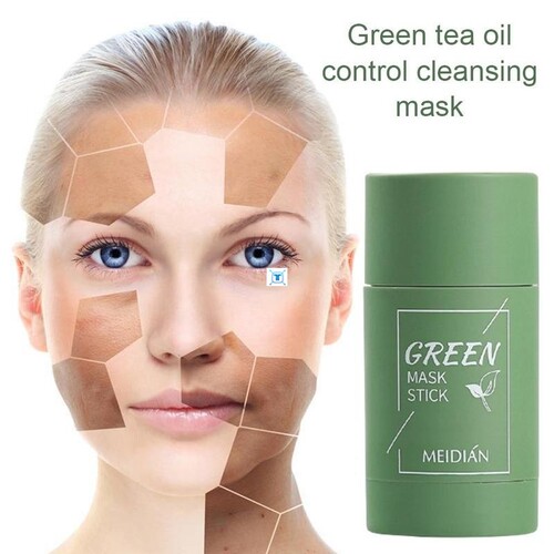 Green Tea Cleansing Clay Stick Mask Acne Cleansing Beauty