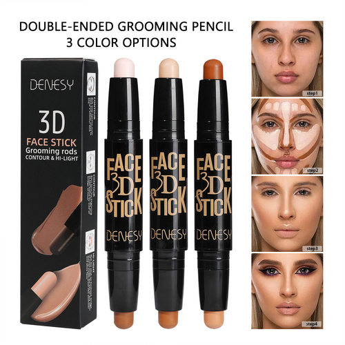 Double-end Concealer Stick Face Makeup Creamy Foundation