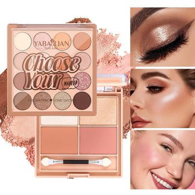 16 Color White Stone Eye Shadow Matte Pearlescent Earth Mult