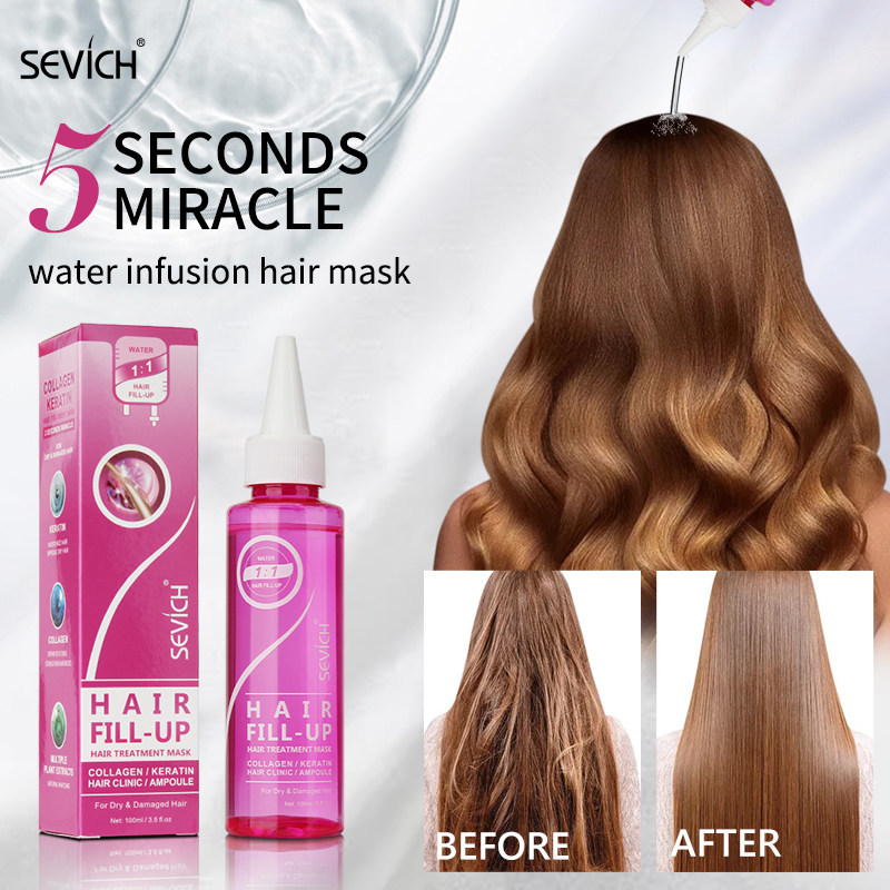 5 Second Water Infusion Hair Mask 100ml Smooths Frizzy Repai - 实物图
